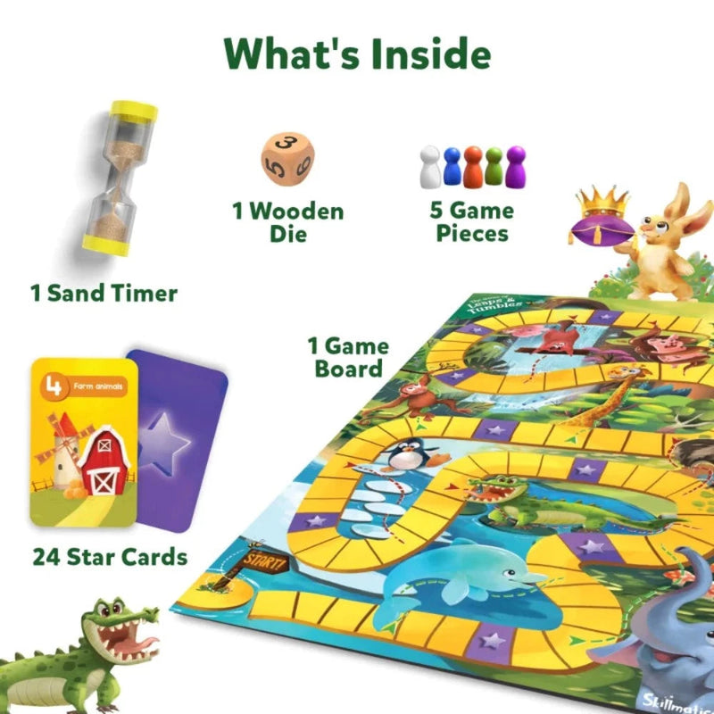 Skillmatics Leaps & Tumbles Board Game