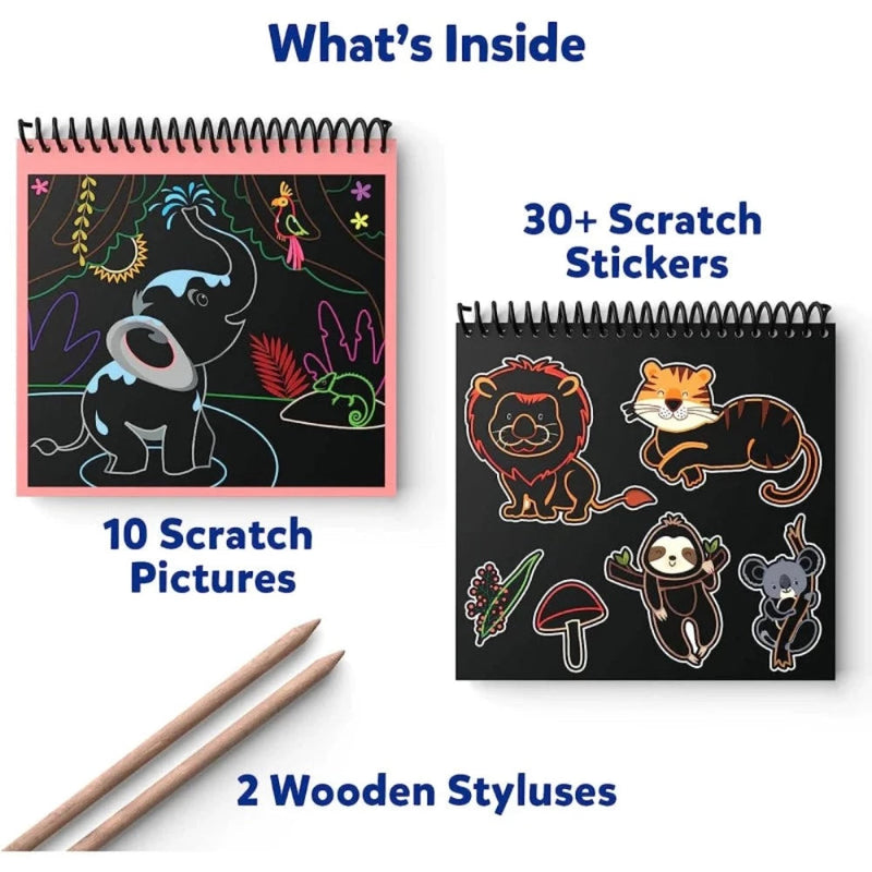 Skillmatics Magical Scratch Art Book