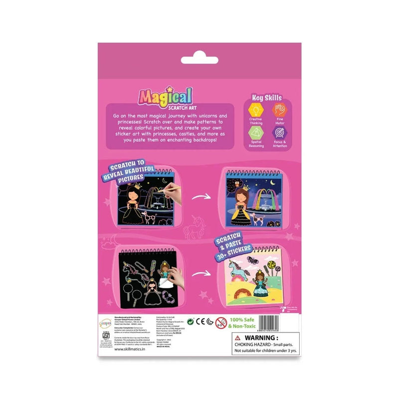 Skillmatics Magical Scratch Art Book