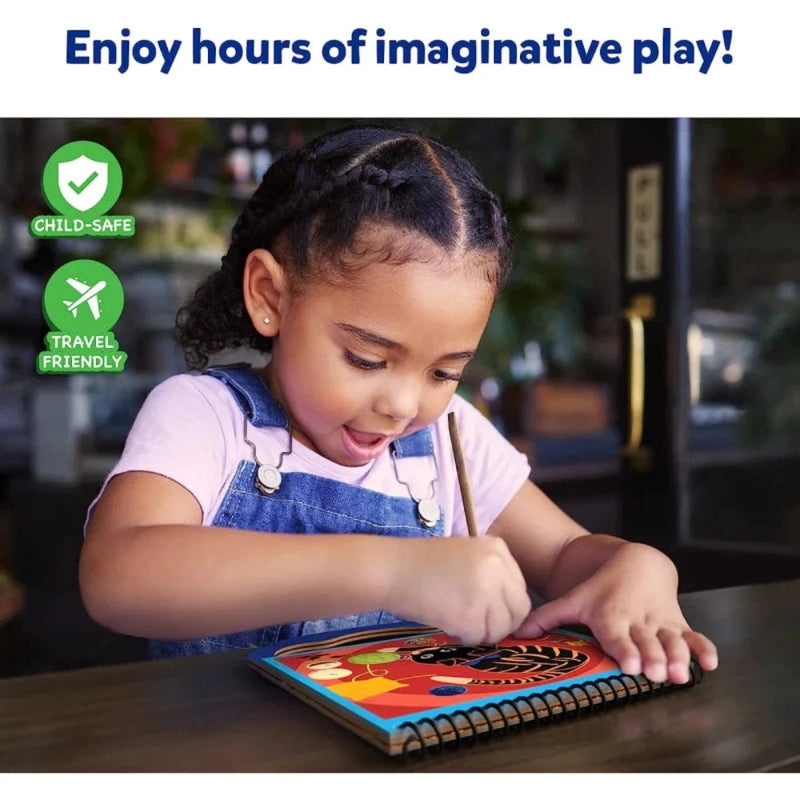 Skillmatics Magical Scratch Art Book