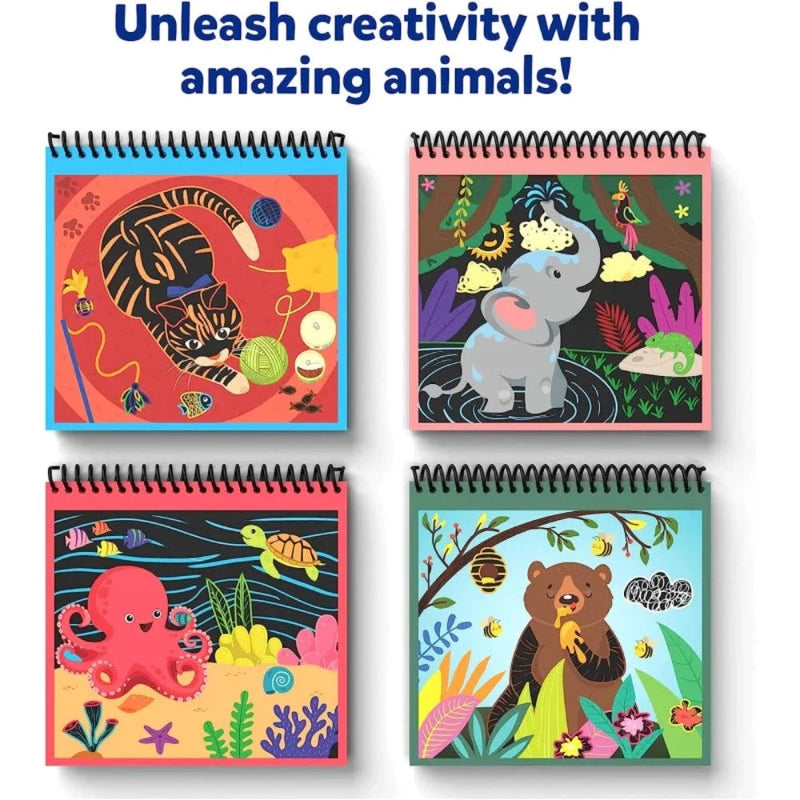 Skillmatics Magical Scratch Art Book