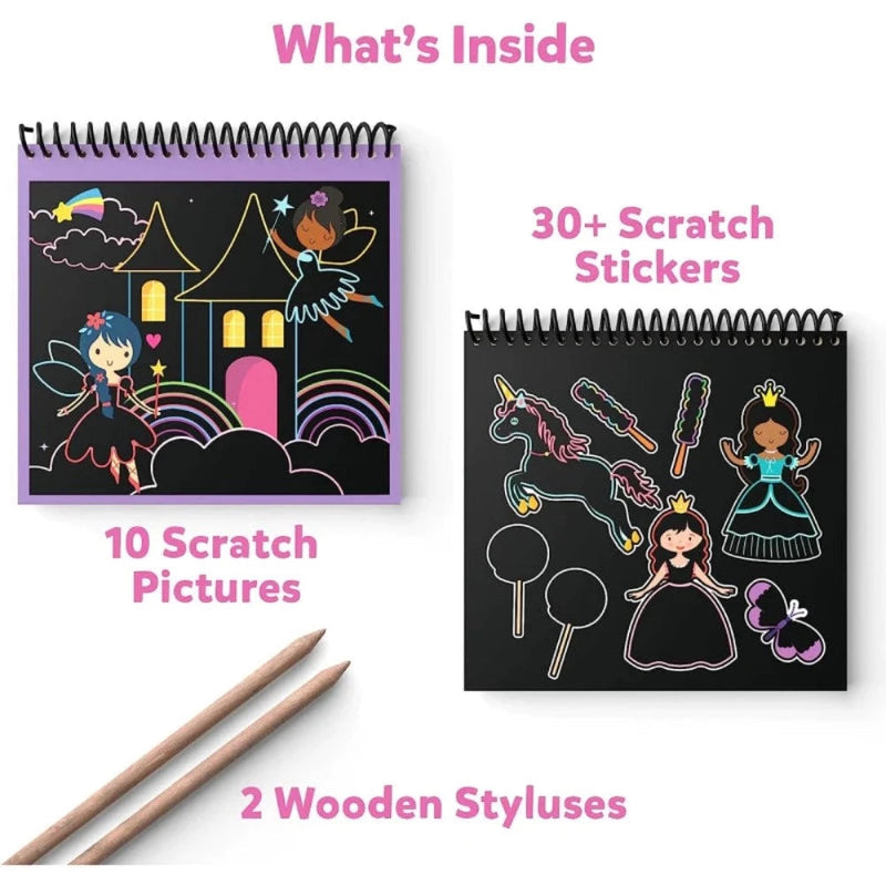 Skillmatics Magical Scratch Art Book