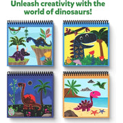 Skillmatics Magical Scratch Art Book: World of Dinosaurs