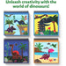 Skillmatics Magical Scratch Art Book: World of Dinosaurs-Arts & Crafts-Skillmatics-Toycra