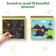 Skillmatics Magical Scratch Art Book: World of Dinosaurs