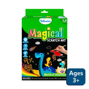 Skillmatics Magical Scratch Art Book: World of Dinosaurs