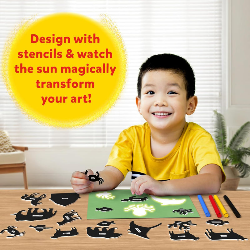 Skillmatics Magical Sun Art: Animals | Sun Paper Art Kit (ages 4-12)