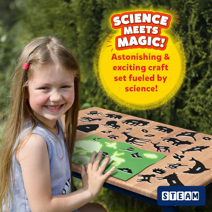 Skillmatics Magical Sun Art: Animals | Sun Paper Art Kit (ages 4-12)-Arts & Crafts-Skillmatics-Toycra