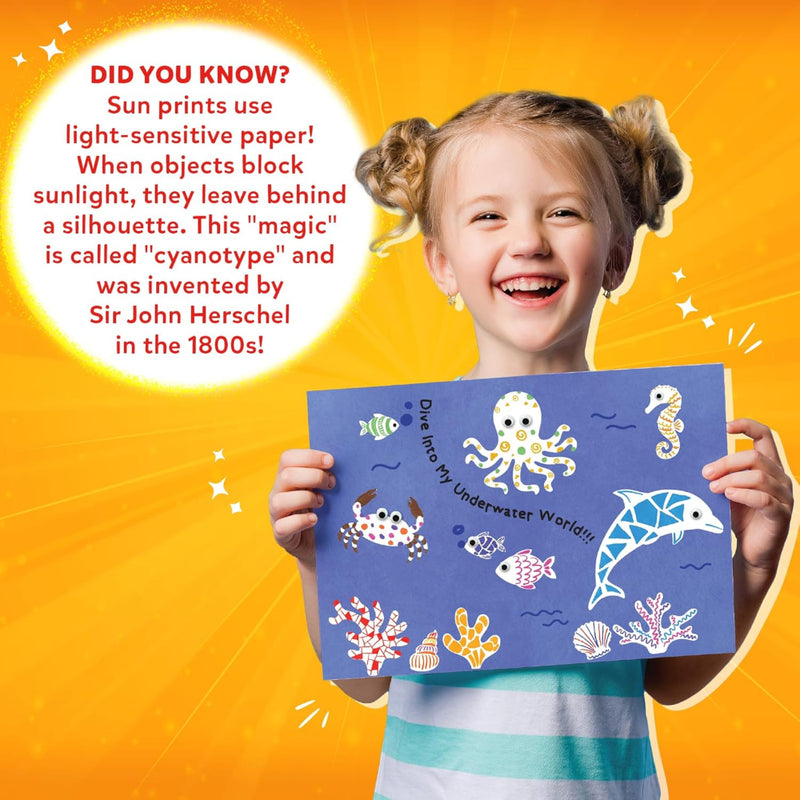 Skillmatics Magical Sun Art: Animals | Sun Paper Art Kit (ages 4-12)