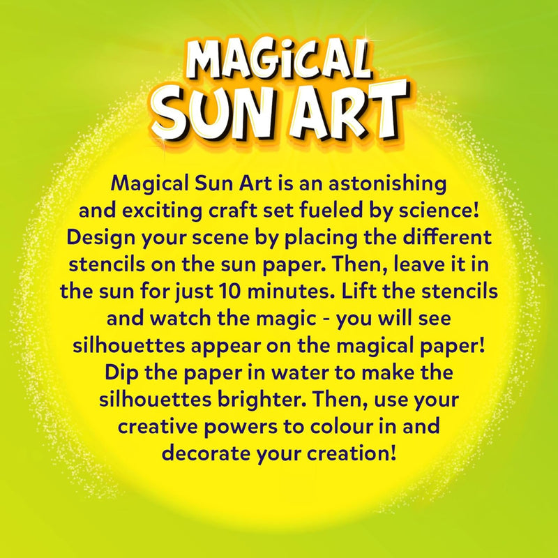 Skillmatics Magical Sun Art: Out In Nature | Sun Paper Art Kit (ages 4-12)