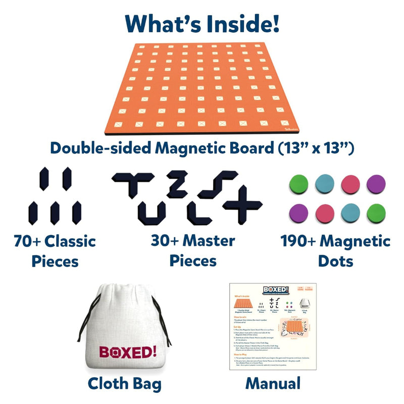 Skillmatics Magnetic Dots & Boxes Game