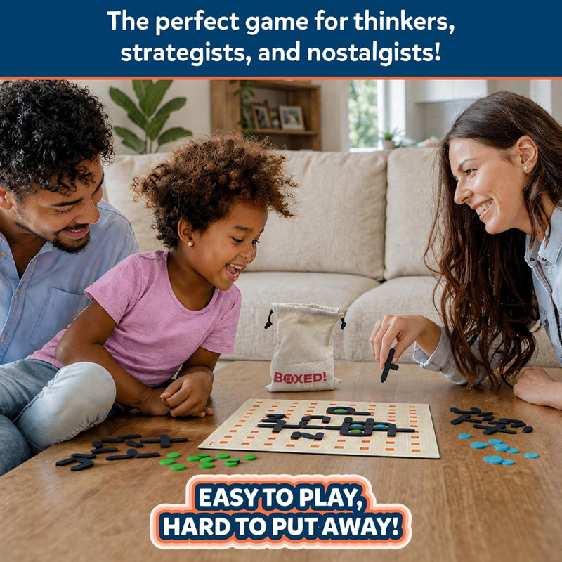 Skillmatics Magnetic Dots & Boxes Game
