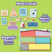 Skillmatics Magnetopia Design Your Home! - Interactive Pretend Play Set