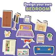 Skillmatics Magnetopia Design Your Home! - Interactive Pretend Play Set