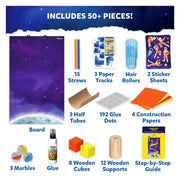 Skillmatics Marble Run Craft Kit: Run Through Space (ages 8-13)