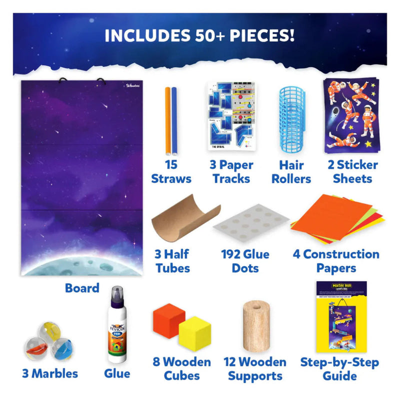 Skillmatics Marble Run Craft Kit: Run Through Space (ages 8-13)