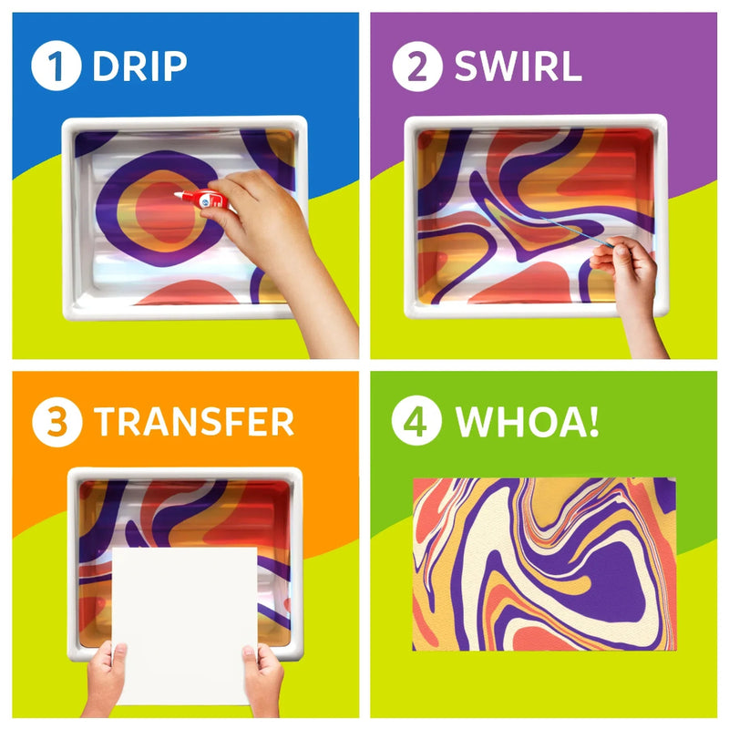 Skillmatics Marbling Magic Paint Kit