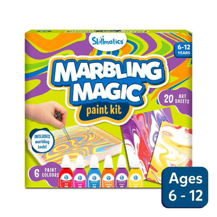 Skillmatics Marbling Magic Paint Kit-Arts & Crafts-Skillmatics-Toycra