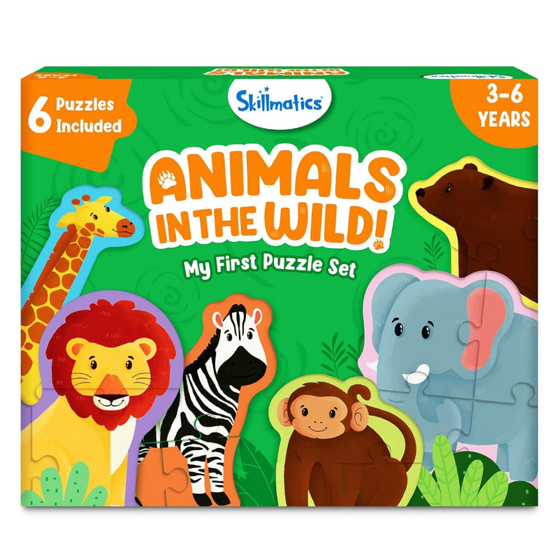 Skillmatics My First Puzzle Set -Wild Animal