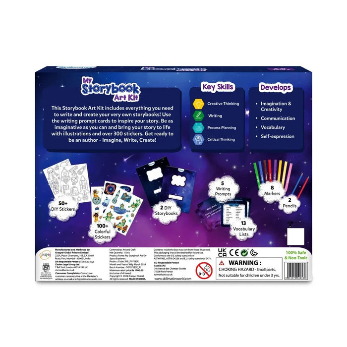 Skillmatics My Storybook Art Kit - Space Explorers-Pretend Play-Skillmatics-Toycra