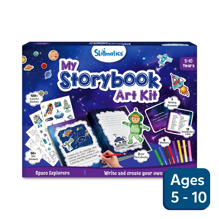 Skillmatics My Storybook Art Kit - Space Explorers-Pretend Play-Skillmatics-Toycra