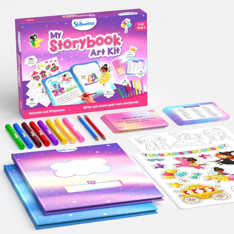 Skillmatics My Storybook Art Kit - Unicorns & Princesses (ages 5-10)