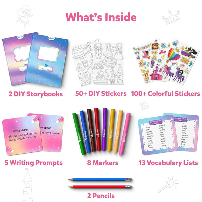 Skillmatics My Storybook Art Kit - Unicorns & Princesses (ages 5-10)-Arts & Crafts-Skillmatics-Toycra