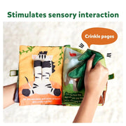 Skillmatics Peek-A-Boo: Jungle Theme Interactive Soft Cloth Book