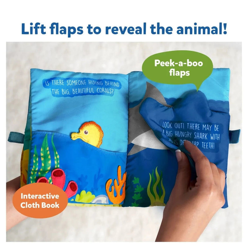 Skillmatics Peek-A-Boo - Under The Sea Soft Cloth Book