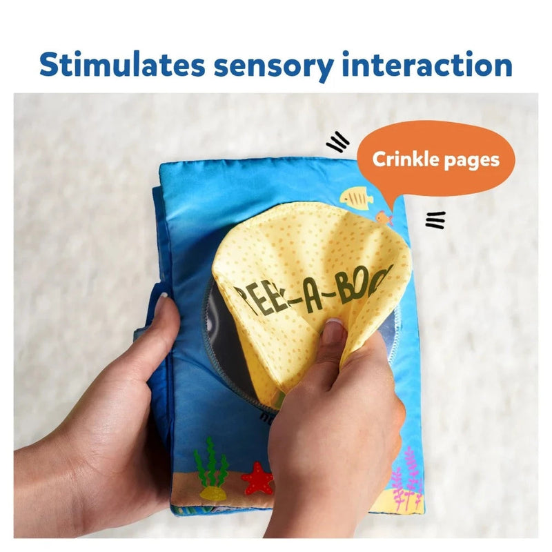 Skillmatics Peek-A-Boo - Under The Sea Soft Cloth Book