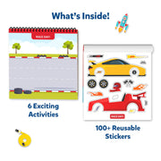 Skillmatics Peelies: Cars, Trucks & More! | Reusable Sticker Activity Book