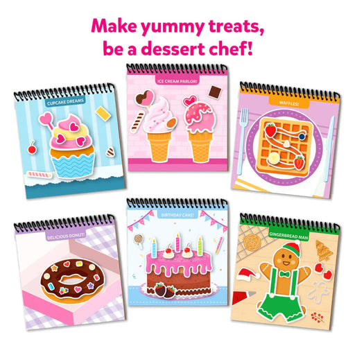 Skillmatics Peelies: Dessert Chef | Reusable Sticker Activity Book-Arts & Crafts-Skillmatics-Toycra