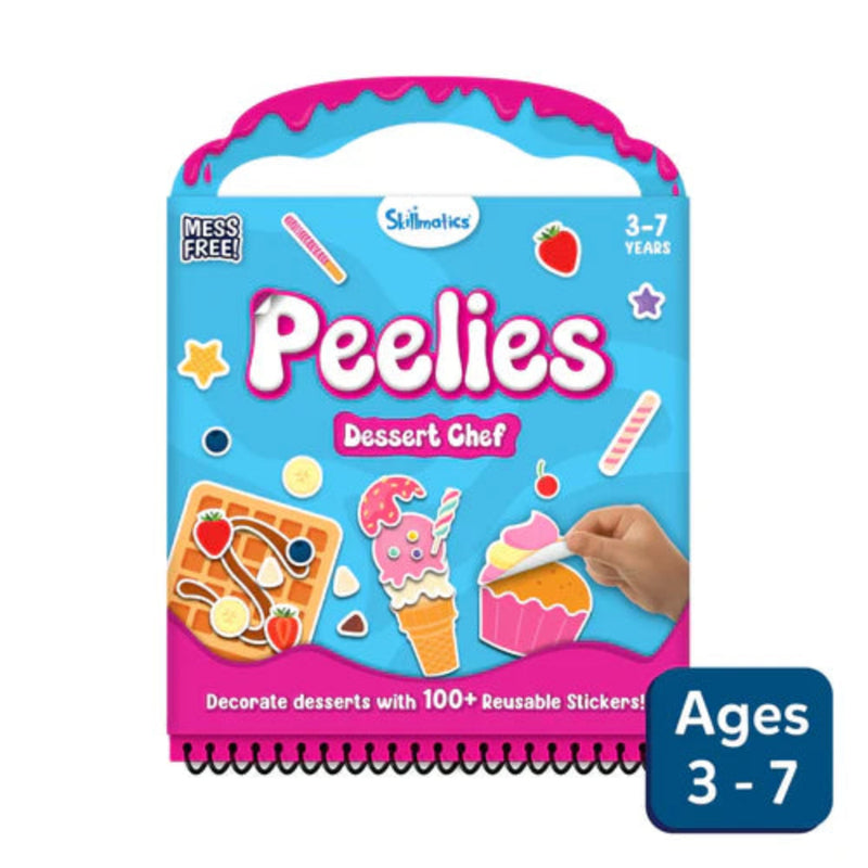 Skillmatics Peelies: Dessert Chef | Reusable Sticker Activity Book
