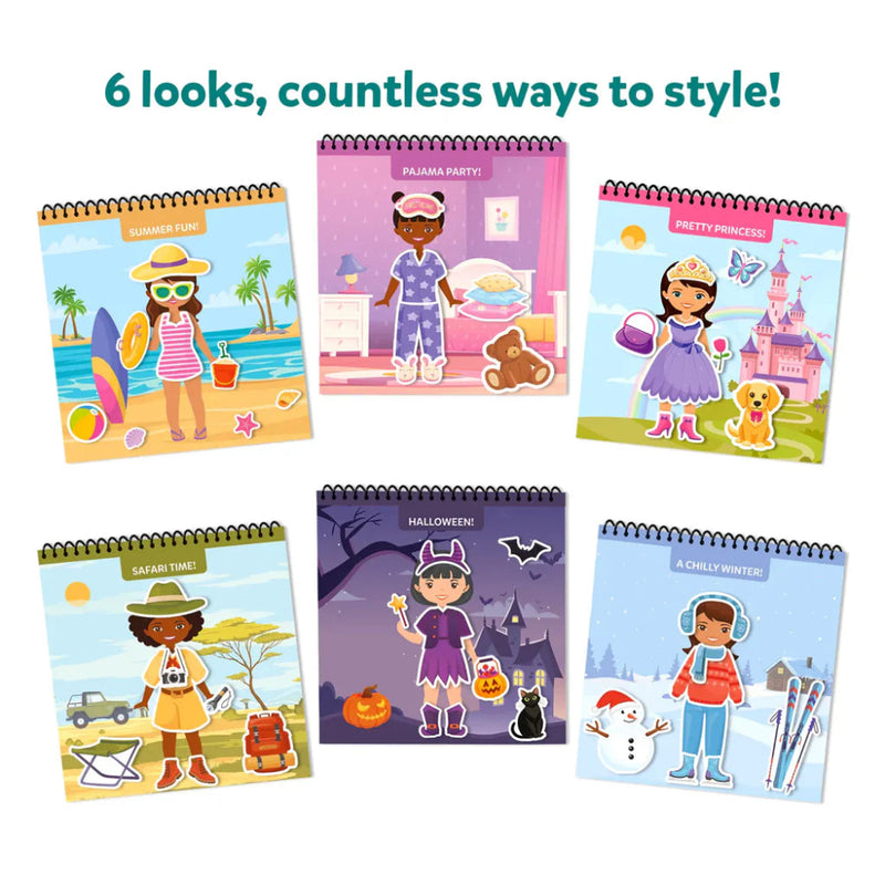 Skillmatics Peelies: Dress Up! | Reusable Sticker Activity Book