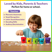 Skillmatics Phonics Sorter Vowel Sorting & Early Reading Activity