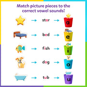 Skillmatics Phonics Sorter Vowel Sorting & Early Reading Activity