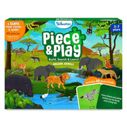 Skillmatics Piece & Play: Amazing Animals | Floor Puzzle & Game (ages 3-7)
