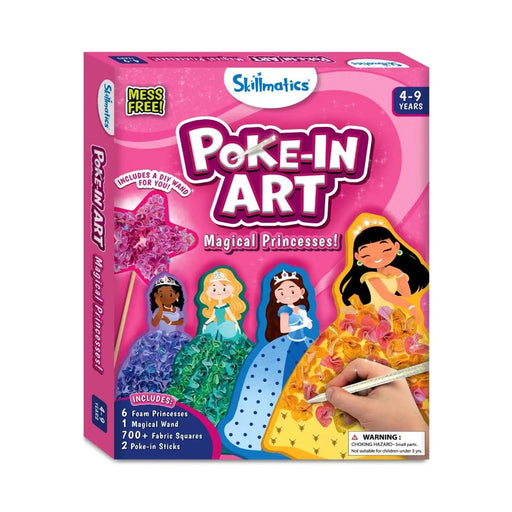 Skillmatics Poke In Art - Magical Princesses-Arts & Crafts-Skillmatics-Toycra