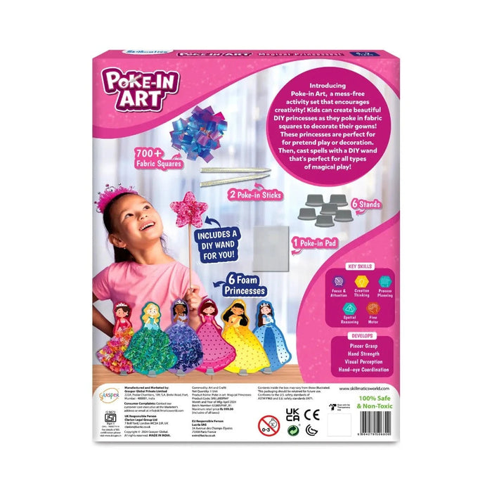 Skillmatics Poke In Art - Magical Princesses-Arts & Crafts-Skillmatics-Toycra