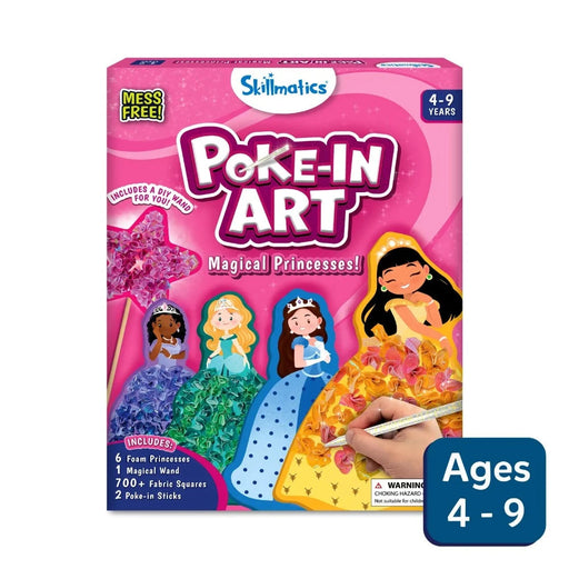 Skillmatics Poke In Art - Magical Princesses-Arts & Crafts-Skillmatics-Toycra