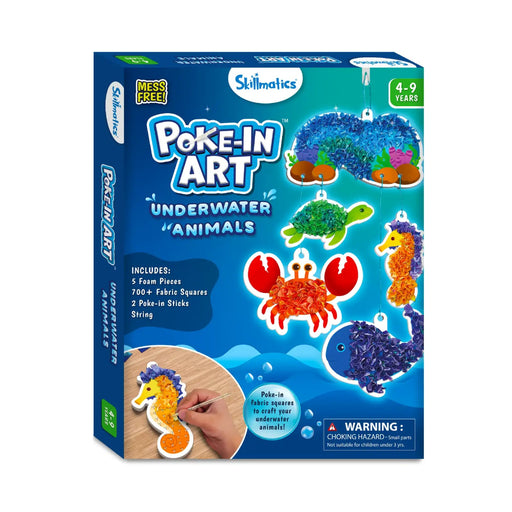 Skillmatics Poke In Art - Underwater Animals-Arts & Crafts-Skillmatics-Toycra
