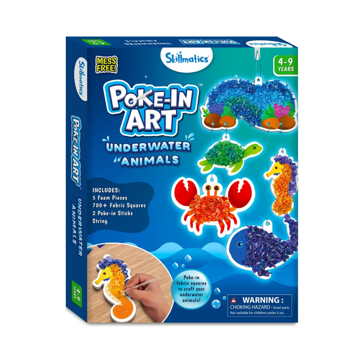 Skillmatics Poke In Art - Underwater Animals-Arts & Crafts-Skillmatics-Toycra