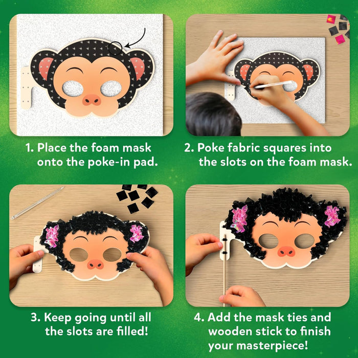 Skillmatics Poke-in Art - Animal Masks-Arts & Crafts-Skillmatics-Toycra