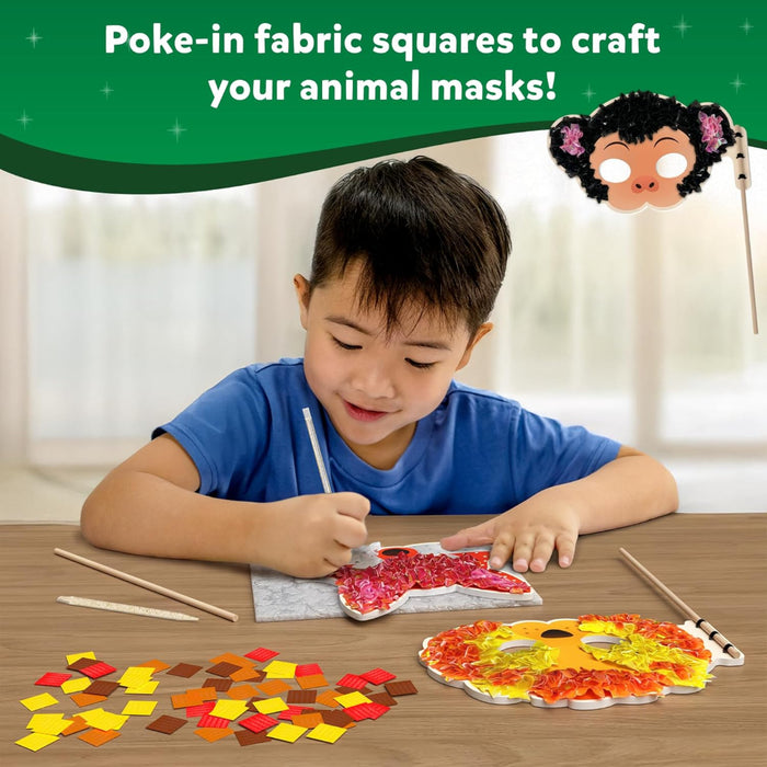 Skillmatics Poke-in Art - Animal Masks-Arts & Crafts-Skillmatics-Toycra