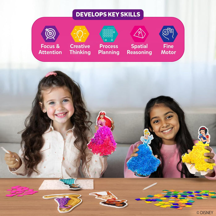 Skillmatics Poke-in Art - Disney Princess-Kids Games-Skillmatics-Toycra