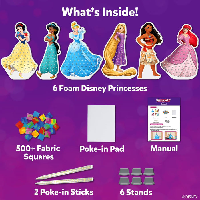 Skillmatics Poke-in Art - Disney Princess-Kids Games-Skillmatics-Toycra