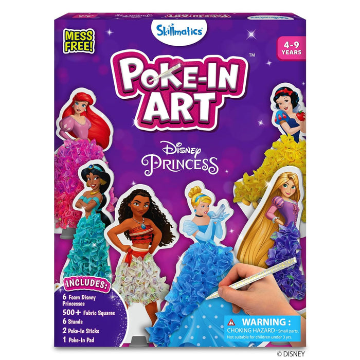 Skillmatics Poke-in Art - Disney Princess-Kids Games-Skillmatics-Toycra