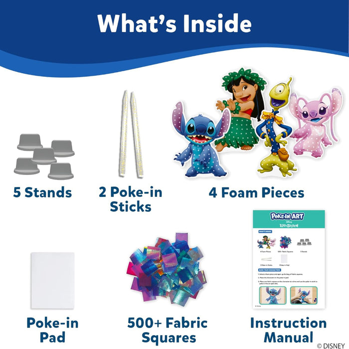 Skillmatics Poke-in Art - Lilo & Stitch, Mess-Free Fun for Kids-Arts & Crafts-Skillmatics-Toycra