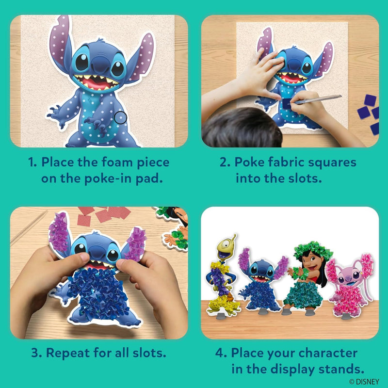 Skillmatics Poke-in Art - Lilo & Stitch, Mess-Free Fun for Kids