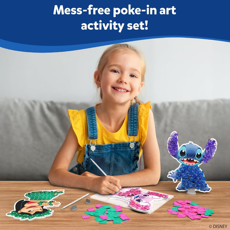Skillmatics Poke-in Art - Lilo & Stitch, Mess-Free Fun for Kids